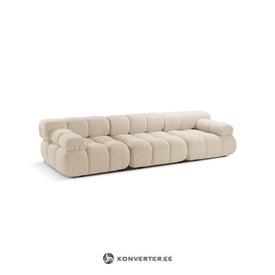 Modular sofa (bellis) light beige, boucle