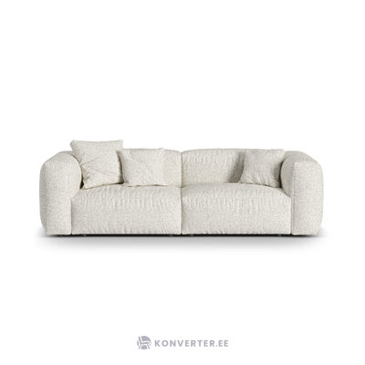 Модульный диван букле &quot;Мартина&quot; серо-бежевый меланж,букле