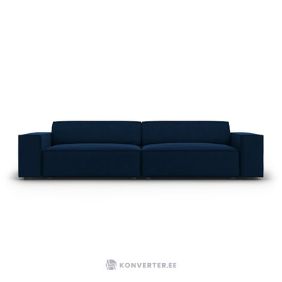 Sofa (jodie) micadoni limited edition deep blue, velvet, 70x102x204