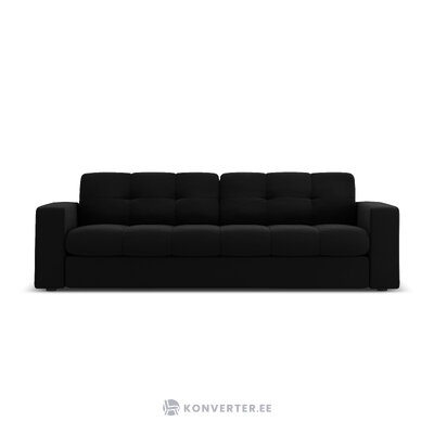 Dīvāns (justin) micadon limitēts izdevums melns, samts