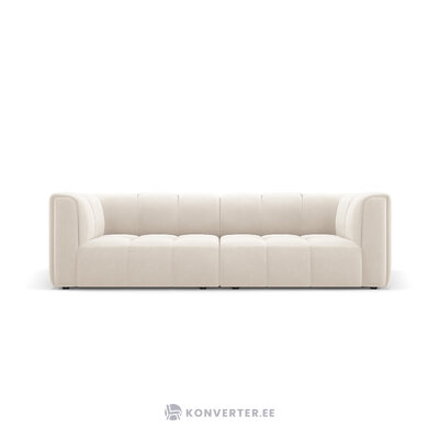 Modular sofa &quot;serena&quot; light beige, velvet