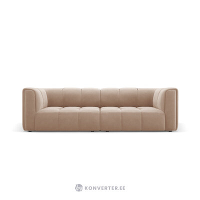 Modulinė sofa &#39;serena&#39; smėlio spalvos, aksominė