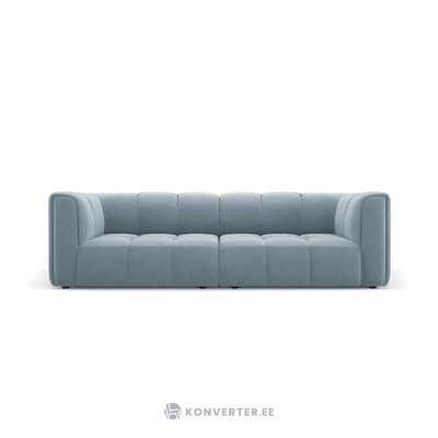 Modular sofa &#39;serena&#39; light blue, velvet