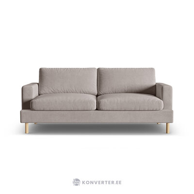 Диван «Алия» бетон, бархат