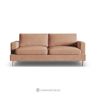 Диван «Алия» медовый, бархат