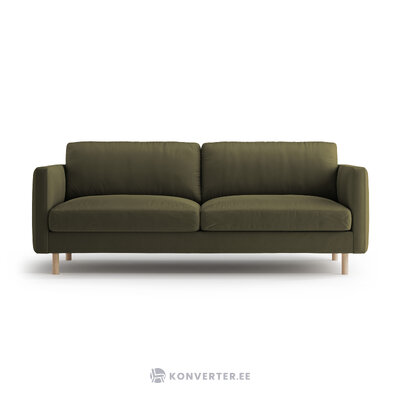 Dīvāns 'eden' sūnu zaļa melanža, samts