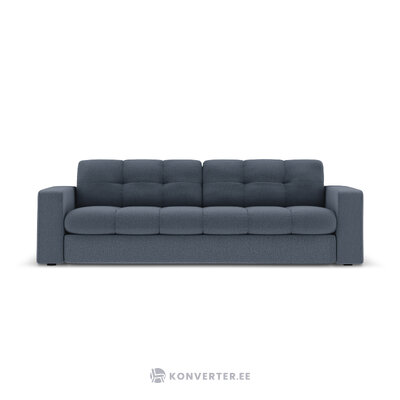 Dīvāns (justin) micadon ierobežots izlaidums tumši zils, strukturēts audums