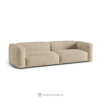 Modular sofa (martina) light beige, velvet