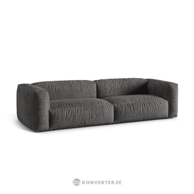 Modular sofa (martina) grey, velvet