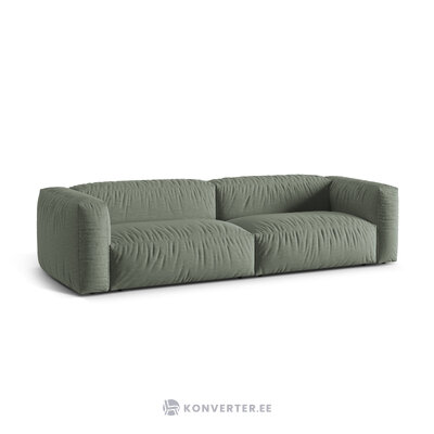 Modular sofa (martina) moss green, structured fabric