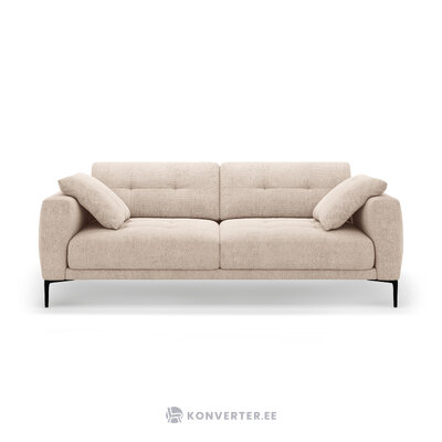 Диван «Бэми» песочный, структурированная ткань