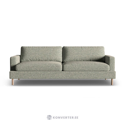 Диван «Алия» мохово-зеленый меланж, структурированная ткань