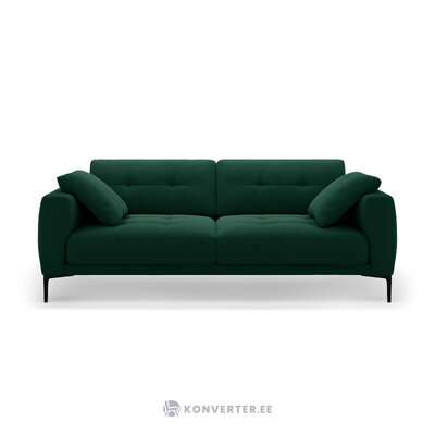 Диван «Бэми» бутылочно-зеленый, бархат
