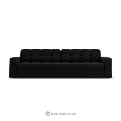 Dīvāns (justin) micadon limitēts izdevums melns, samts