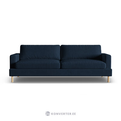 Диван «Алия» темно-синий, бархат