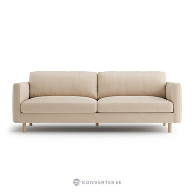 Диван «Эден» темно-бежевый, бархат