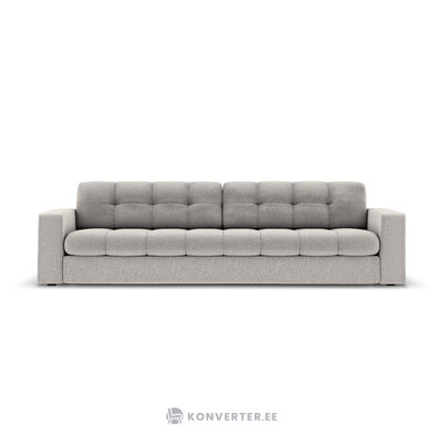 Sofa (justin) micadon limituoto leidimo šviesiai pilkas, struktūrinis audinys