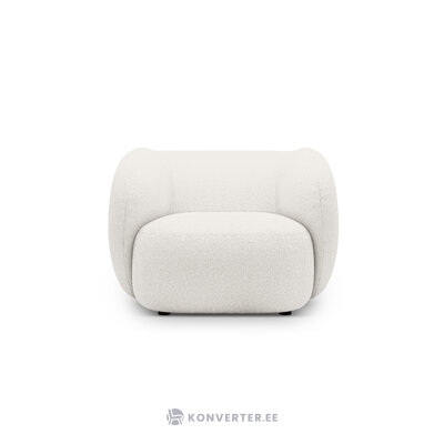 Atzveltnes krēsls &#39;kate&#39; balts, buklē raksts