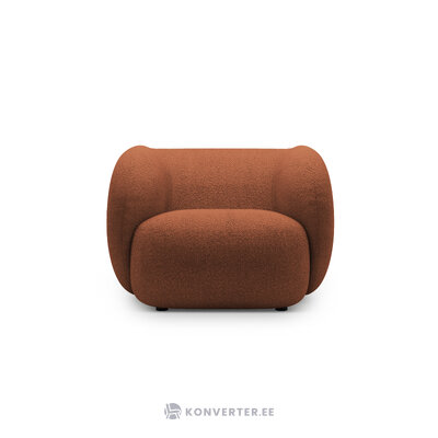 Atzveltnes krēsls &#39;kate&#39; terakota, boucle