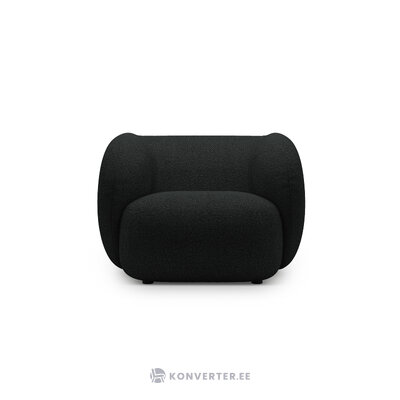 Кресло &#39;Кейт&#39; черное, букле