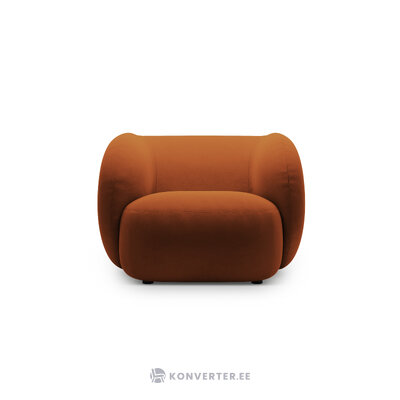 Atzveltnes krēsls &#39;kate&#39; terakota, samts