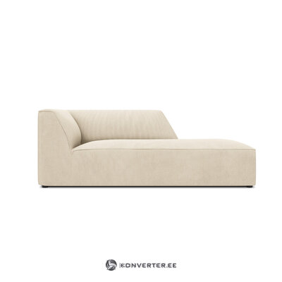 Lounge chair ruby, (micadoni home) light beige, velvet, better