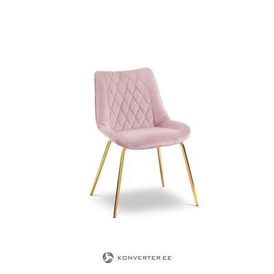 Kėdė nevaisinga, (micadoni home) levandų, aksomo, aukso metalo