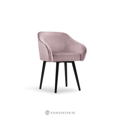 Chair tuff, (micadoni home) lavender, velvet, black beech wood