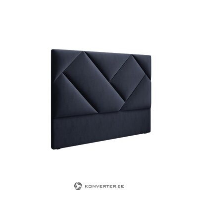 Headboard arkose, (micadoni home) dark blue, velvet, 140