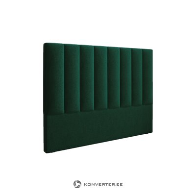 Headboard marl, (micadoni home) bottle green, velvet, 180