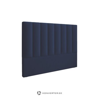 Headboard marl, (micadoni home) deep blue, velvet, 180