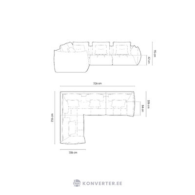 Modulaarne Nurgadiivan (Bloom)