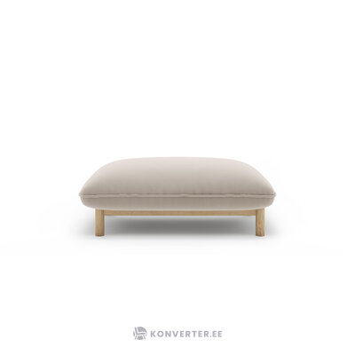 Табурет «Ада» светло-бежевый, бархат