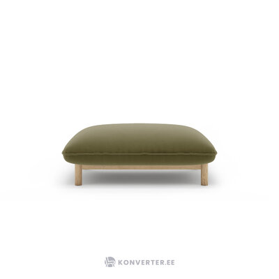 Atzveltnes krēsls &#39;ada&#39; gaiši zaļš, samts