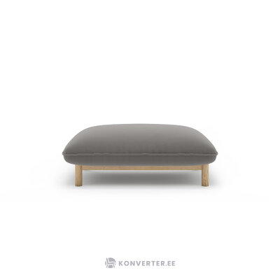 Кресло &#39;Ада&#39; серое, бархат