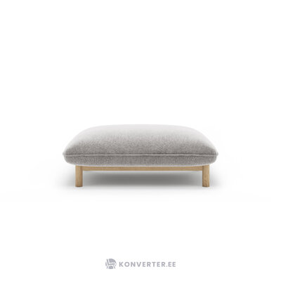 Кресло «Ада» светло-серое, структурированная ткань