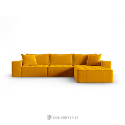 Модульный угловой диван &quot;Майк&quot; золотой, бархат, лучше