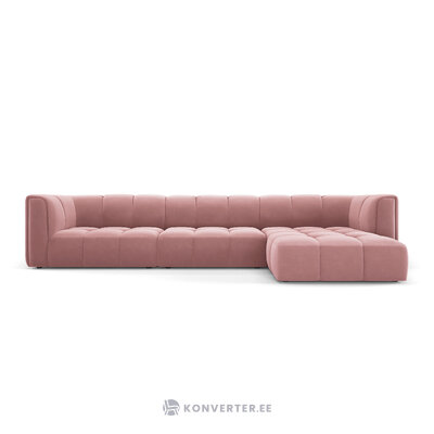 Modular corner sofa &#39;serena&#39; pink, velvet, better