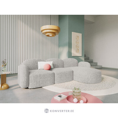 Corner sofa &#39;blair&#39; grey, chenille, better
