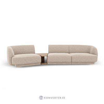 Modulaarinen sohva &#39;miley&#39; beige, chenille, vasen