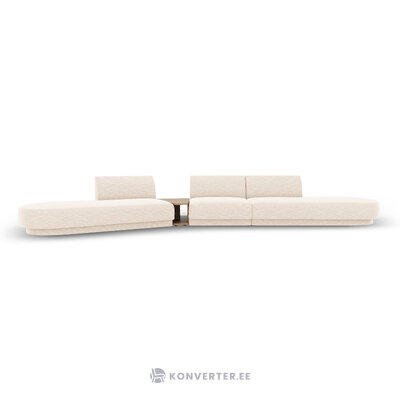 Modulaarinen sohva &#39;miley&#39; vaalea beige, chenille, vasen