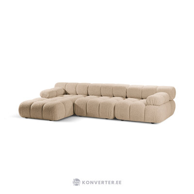 Corner sofa (bellis) 282x155 sand, boucle, left