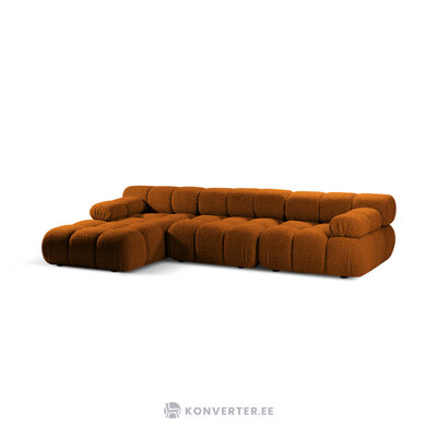 Corner sofa (bellis) 282x155 brick, boucle, left
