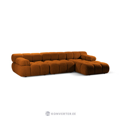 Corner sofa (bellis) 282x155 brick, boucle, right
