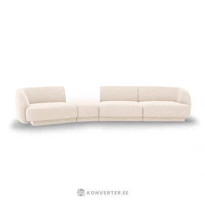 Modulaarinen sohva &#39;miley&#39; vaalea beige, chenille, vasen