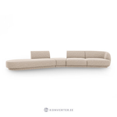 Modulaarinen sohva &#39;miley&#39; beige, chenille, vasen