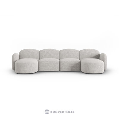 Panoramic sofa &#39;blair&#39; grey, chenille