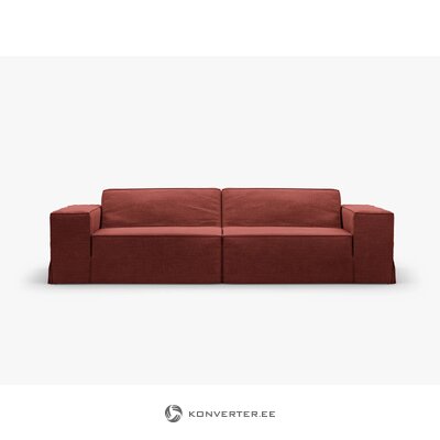Vyšninės raudonos spalvos sofa „Jodie“ (micadoni)