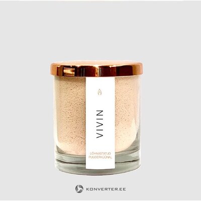Scented powder candle with vanilla (vivin) 160g