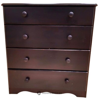 Dark brown chests of drawers